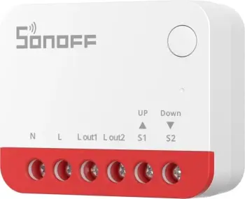 Ndërprerës smart Sonoff MINI-ZBRBS, ZigBee, për roleta elektrike, i bardhë