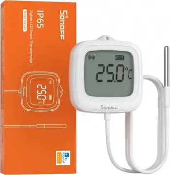 Sensor temperature Sonoff SNZB-02LD me sondë, i bardhë
