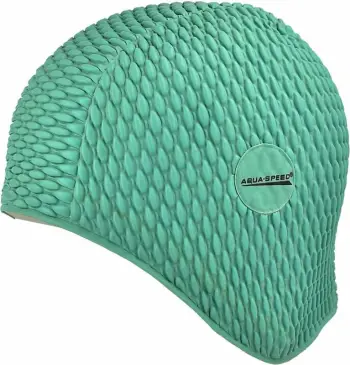 Kapelë noti Aqua-Speed Bombastic 04, latex, për flokë të gjatë, jeshile