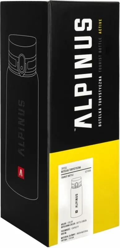 Shishe uji Alpinus Trysil 650 ml e gjelbër për aktivitete - 8