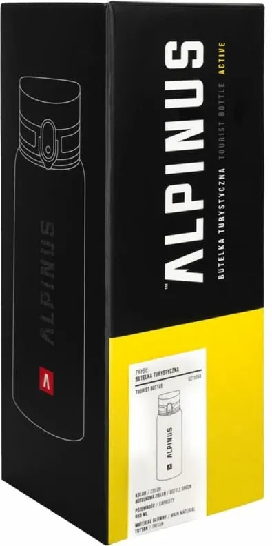 Shishe uji Alpinus Trysil 650 ml për aktivitete sportive, ngjyrë blu e errët - 7