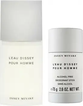 Set Eau de Toilette dhe deodorant stick për meshkuj Issey Miyake L'Eau d'Issey Pour Homme, 75ml + 75g