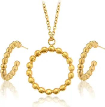 Set - qafore + vathë Xuping të praruara në ar 24 karatësh QVXAA