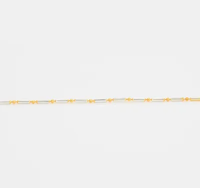 Qafore e praruar në ari, verdhë/bardhë QAVB, 440x2 mm - 4