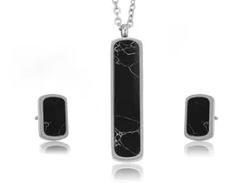 Set Xuping qafore/varëse/vathë, e zezë SQ2