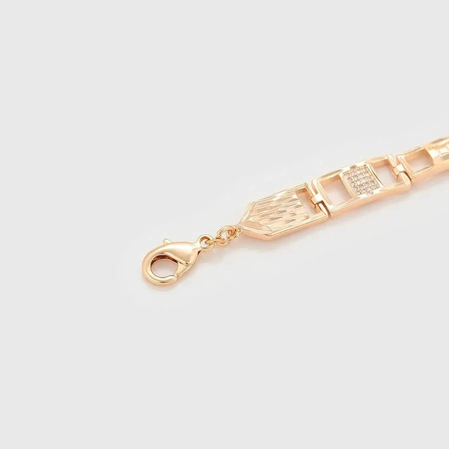 Byzylyk elegant dore i praruar në ar 18K BDB2 - 1
