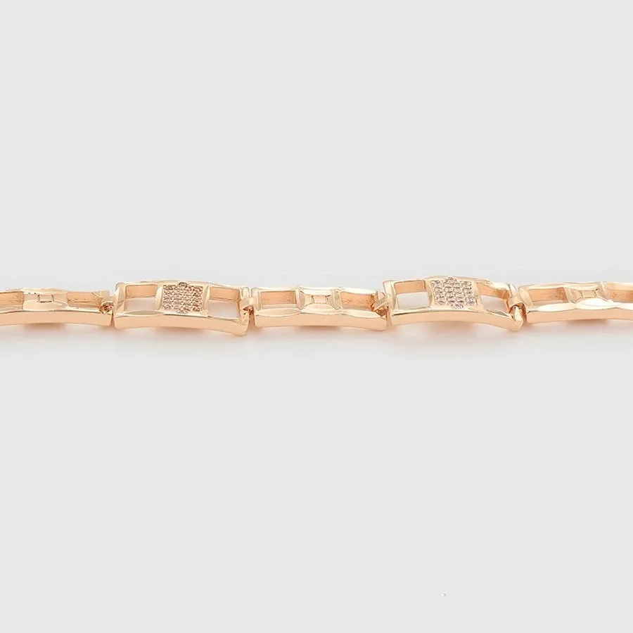 Byzylyk elegant dore i praruar në ar 18K BDB2 - 2