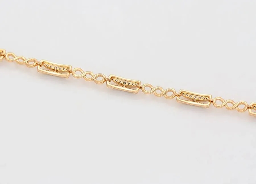 Byzylyk dore elegant, i praruar në arë 18k BZD1 - 5