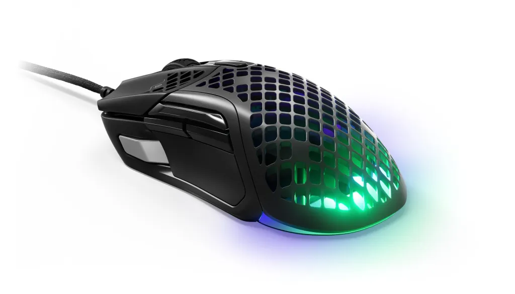 Maus Steelseries Aerox 5, USB Type-A, 18000 DPI, i zi - 1