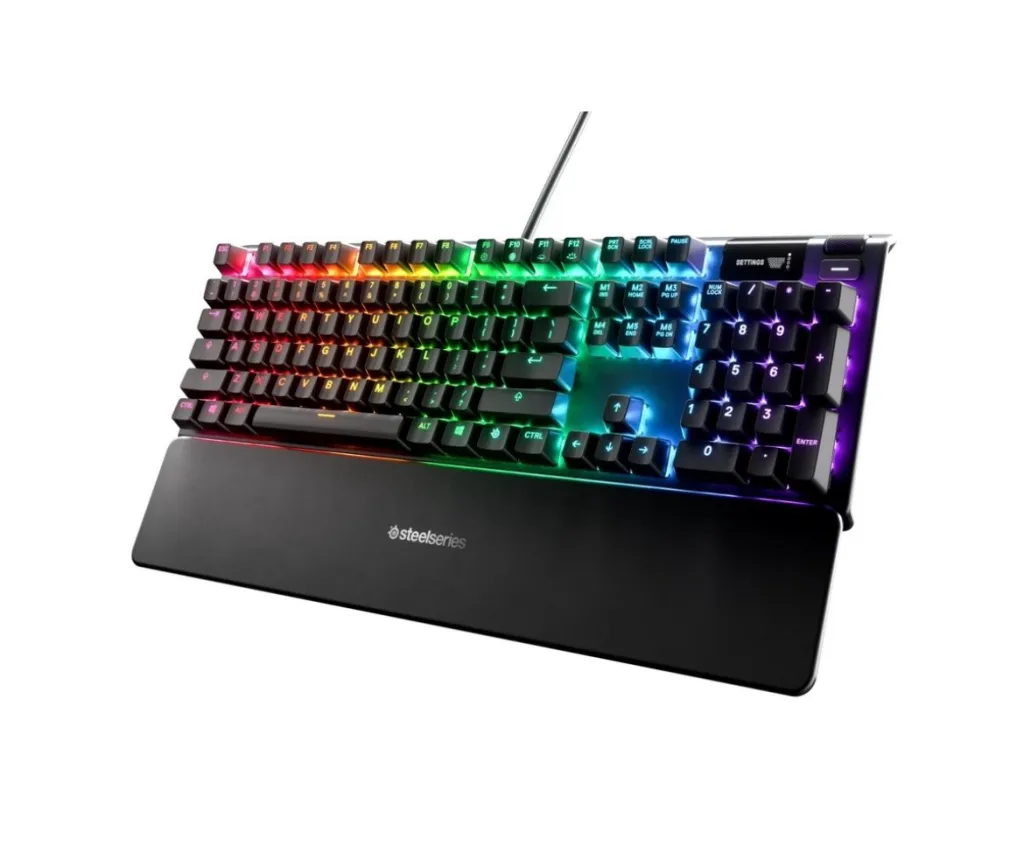 Tastierë lojërash SteelSeries Apex 5, Hybrid Blue, e zezë - 2