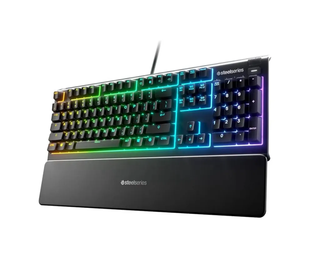 Tastierë lojërash SteelSeries Apex 3, US, RGB, e zezë - 2