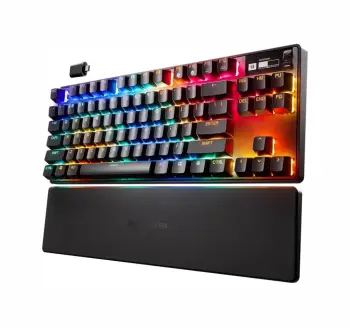 Tastierë lojërash SteelSeries Apex Pro TKL Wireless, 0.2-3.8mm, e zezë