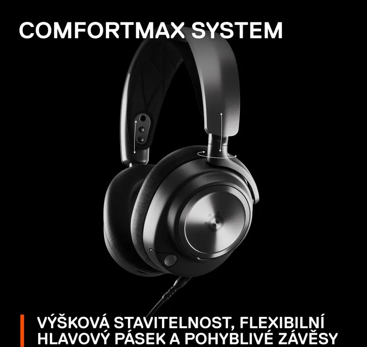 Kufje SteelSeries Arctis Nova Pro, të zeza - 9