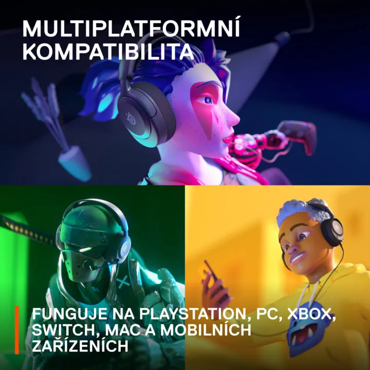 Kufje SteelSeries Arctis Nova 1P, të zeza - 8