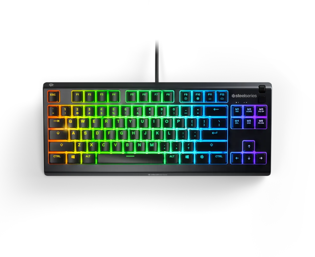 Tastierë SteelSeries Apex 3 TKL, US, e zezë - 1