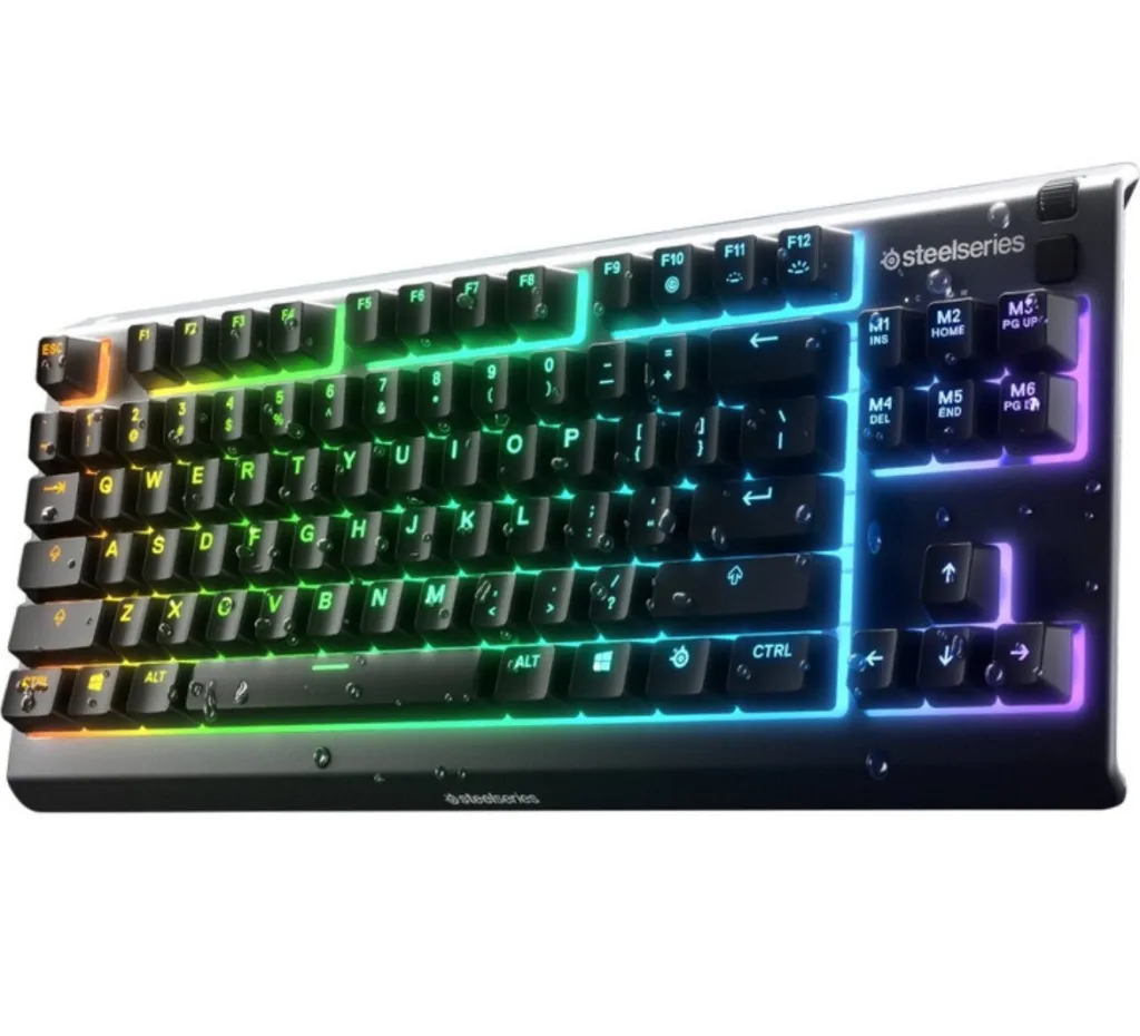 Tastierë SteelSeries Apex 3 TKL, US, e zezë - 2
