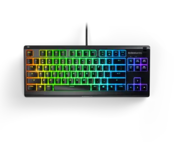 Tastierë SteelSeries Apex 3 TKL, US, e zezë