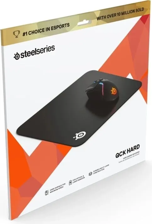 Mauspad SteelSeries QcK Hard Pad, M, i zi - 3