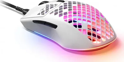 Maus SteelSeries Aerox 3 Snow, i bardhë - 1