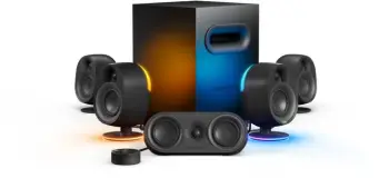 Altoparlantë SteelSeries Arena 9, 5.1, EU, të zi