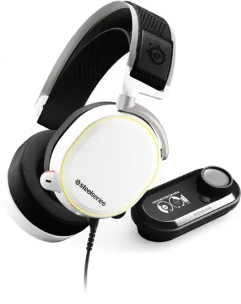 Kufje STEELSeries Arctis Pro + GameDac, me kabllo, të bardha, të zeza
