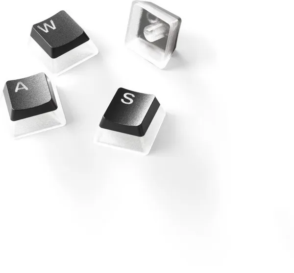 Taste SteelSeries PrismCaps, PBT, 120 copë, US, të zeza - 2
