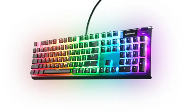 Taste SteelSeries PrismCaps, PBT, 120 copë, US, të zeza - 3