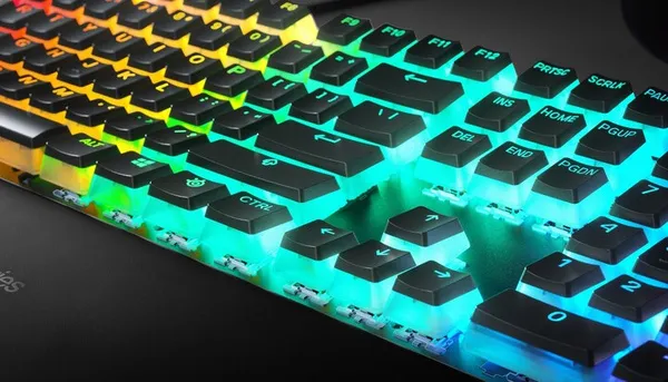 Taste SteelSeries PrismCaps, PBT, 120 copë, US, të zeza - 6
