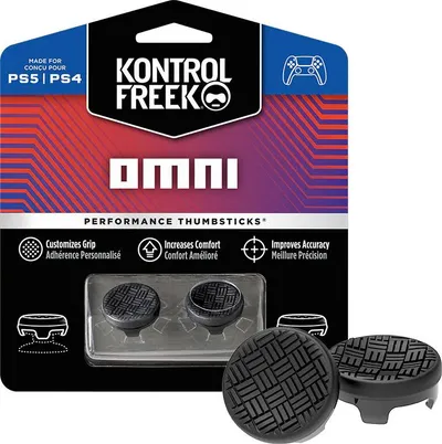 Thumbsticks për PS5 Kontrolfreek Omni Black, set, të zinj - 2
