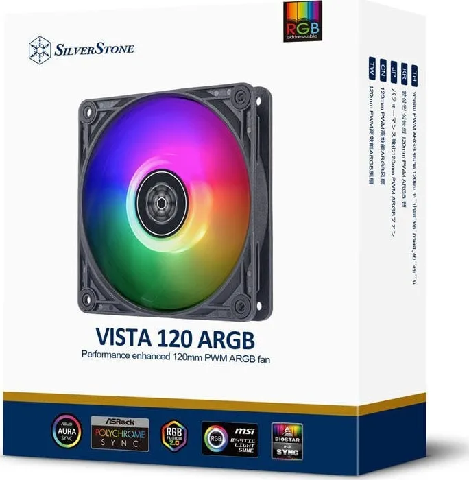Ftohës SilverStone VISTA 120 ARGB (SST-VS120B-ARGB), 120 mm - 5