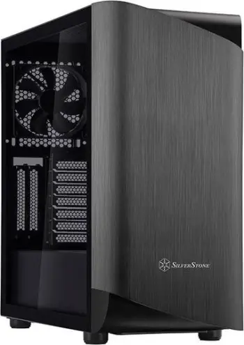 Kasë SilverStone SETA A1, titaniaum, Midi Tower