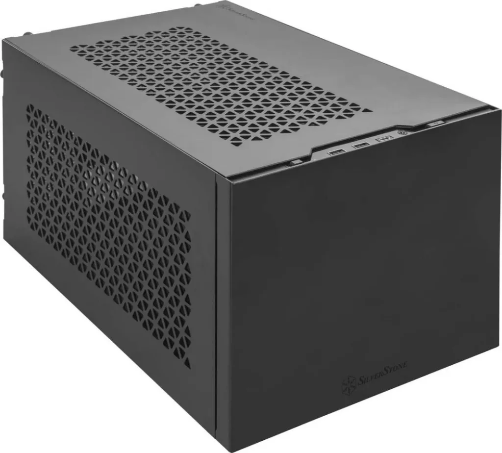Kasë SilverStone Sugo 15, e argjendtë, Micro Tower - 7