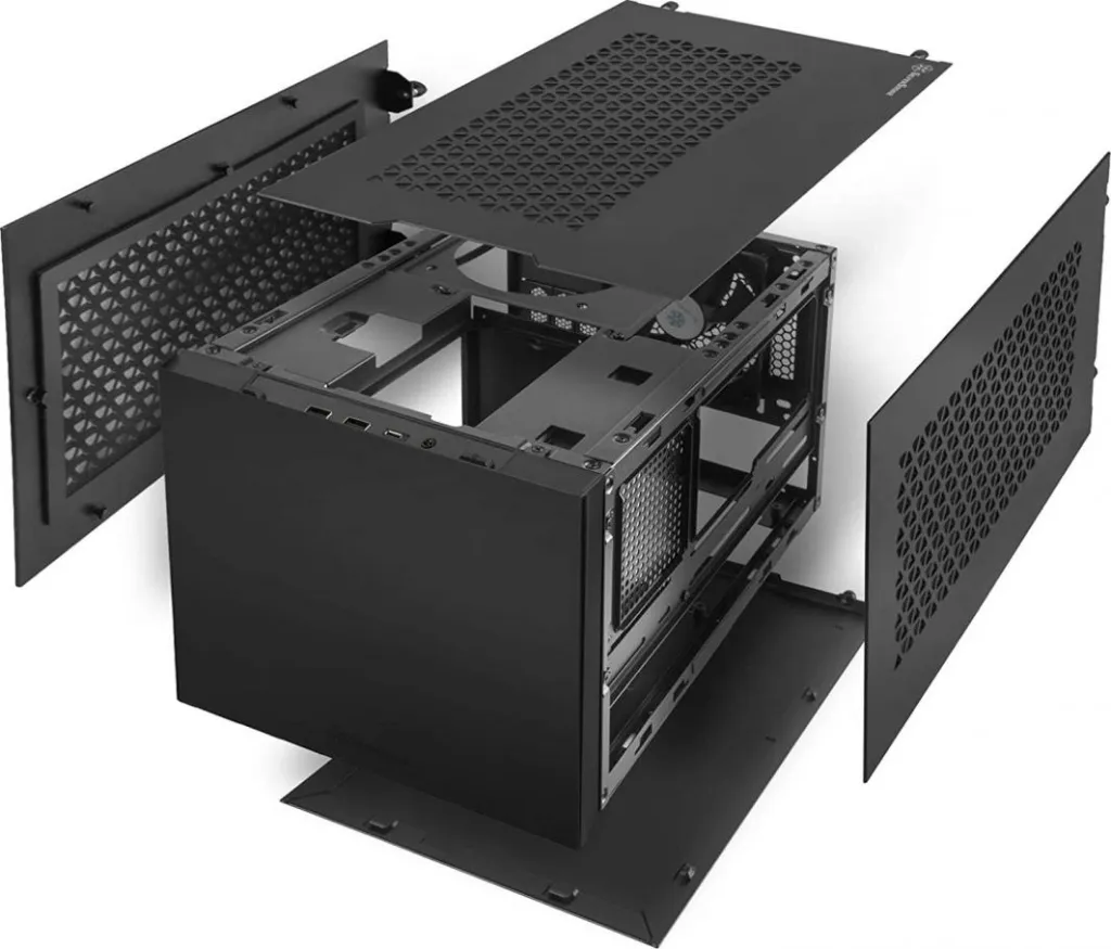Kasë SilverStone Sugo 15, e argjendtë, Micro Tower - 8