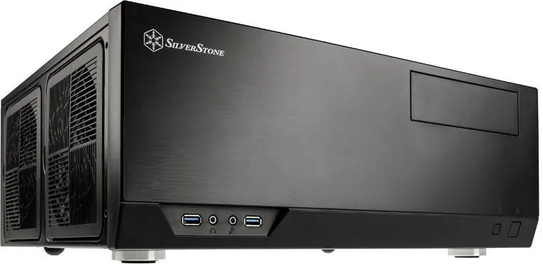 Kasë SilverStone SST-GD09B, HTPC - 1