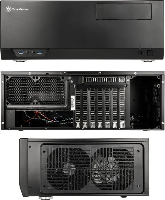 Kasë SilverStone SST-GD09B, HTPC - 2