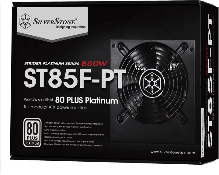 Burim energjie SilverStone Strider Platinum SST-ST85F-PT , 850W - 8