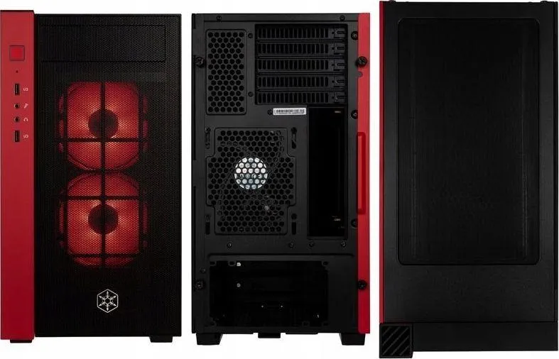 Kasë SilverStone Redline RL08 RGB, Mini Tower - 5