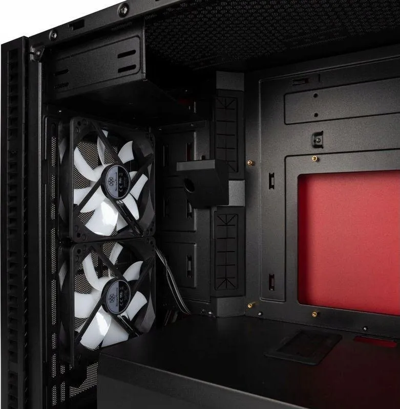Kasë SilverStone Redline RL08 RGB, Mini Tower - 10