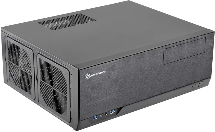 Kasë SilverStone GD09B Grandia, e zezë - 1