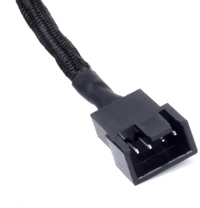 Kabllo ndarëse SilverStone CPF01 10cm PWM, e zezë - 3