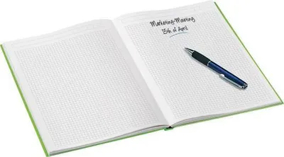 Fletore me katrorë Leitz WOW A4, kapak i fortë, e gjelbër - 3
