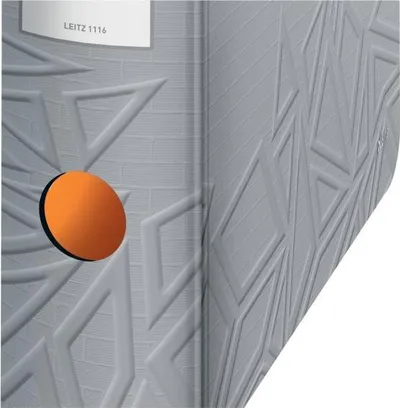 Dosje me unaza LEITZ Urban Chic, A4, shpinë 8.2 cm, gri - 4