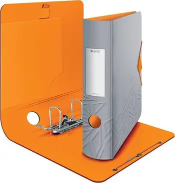 Dosje me unaza LEITZ Urban Chic, A4, shpinë 8.2 cm, gri