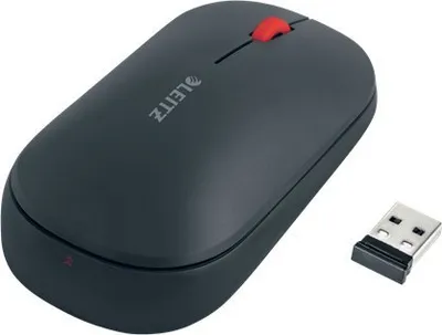 Mouse wireless Leitz Cosy, deri 4000 DPI, Bluetooth RF, gri velvet - 1