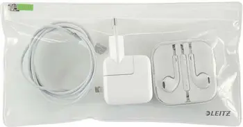 Çantë aksesorësh Leitz Accessory Sleeve 40070000, me zinxhir, kompakte, gri