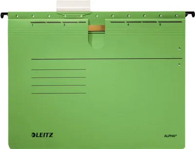 Dosje me varëse Leitz Alpha, A4, e gjelbër - 1