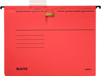 Dosje A4 Leitz Alpha 275 g/m², e kuqe