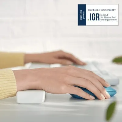 Mbajtëse laptopi Leitz Ergo Cosy, ergonomike, e kaltër - 4