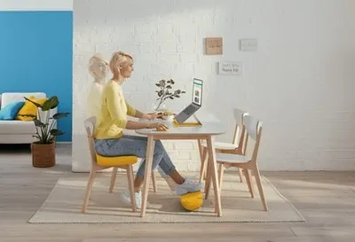 Mbajtëse laptopi Leitz Ergo Cosy, ergonomike, e kaltër - 5