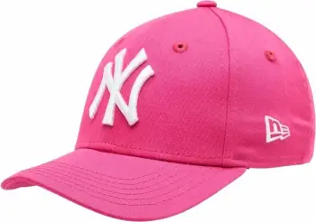 Kapelë për fëmijë Era NY Yankees 9FORTY, pambuk, me vizor të lakuar, rozë
